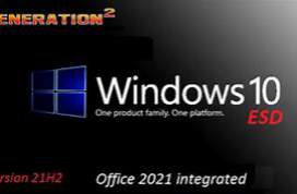 Windows 10 X64 21H2 Pro incl Office 2021 en-US JUNE 2022 {Gen2}